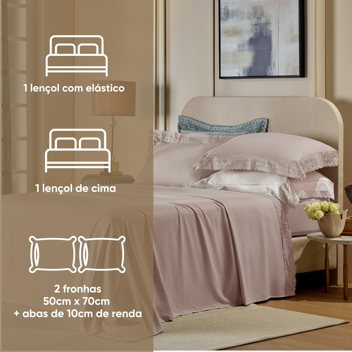 JOGO DE CAMA BORDARE PREMIUM