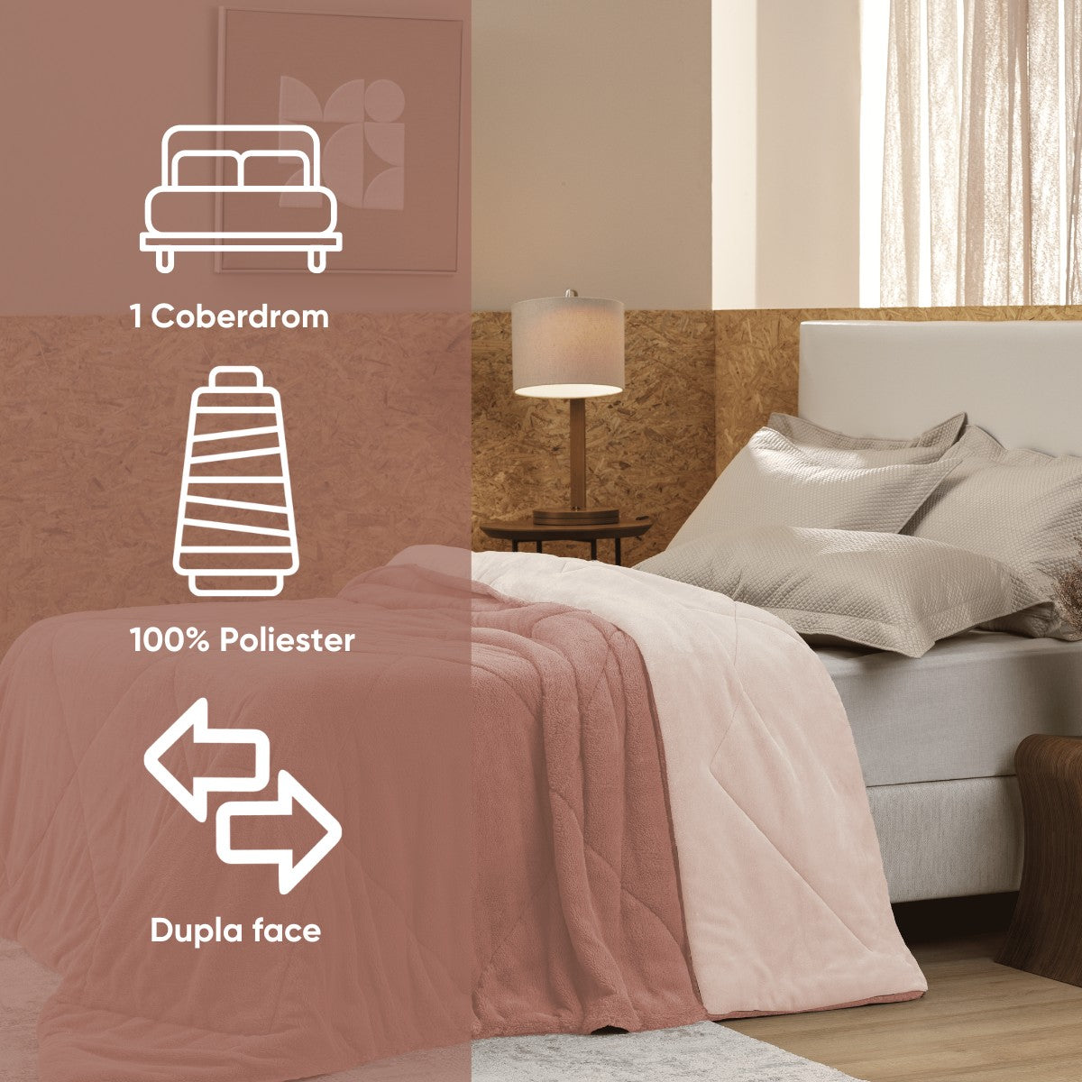 COBERDROM SHERPA - Dupla Face Peles