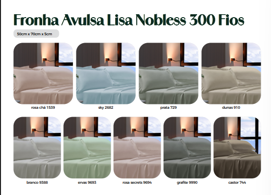 FRONHA LISA NOBLESS 300 FIOS